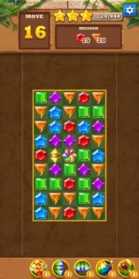 Jungle Gem Blast android App screenshot 10