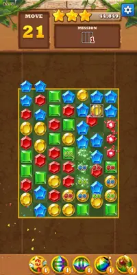 Jungle Gem Blast android App screenshot 1