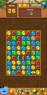 Jungle Gem Blast android App screenshot 2